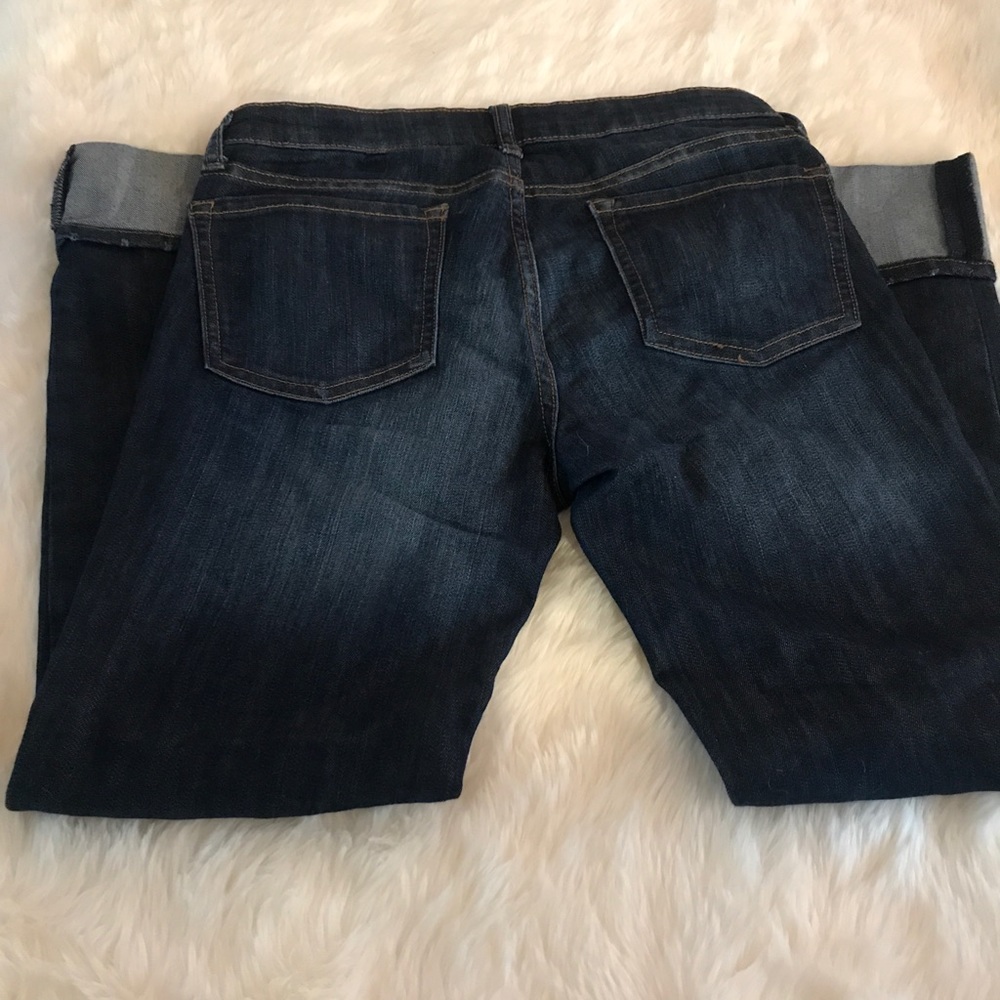 Gap straight cuff jeans